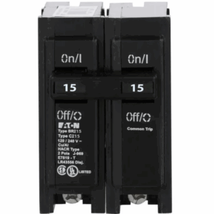 Eaton - 15 Amp 2 Pole Circuit Breaker