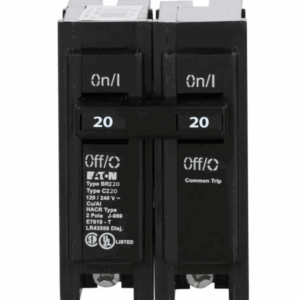 Eaton - 20 Amp 2 Pole Circuit Breaker