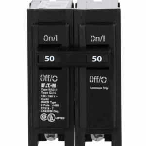 Eaton - 50 Amp 2 Pole Circuit Breaker